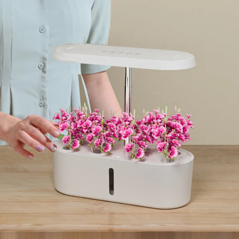 Horta Hidropônica Inteligente Automática para Casa | Sistema Smart de Cultivo Sem Solo para Vegetais e Flores